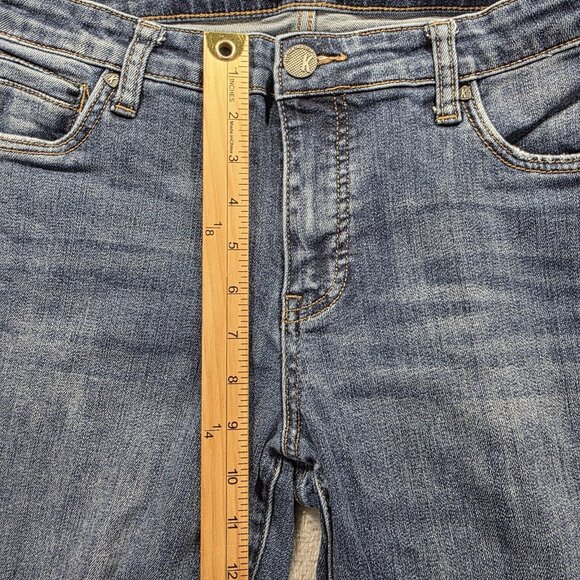 Kut from the Kloth Catherine Jeans Womens 6 Blue High Rise Fab Ab Boyfriend - Picture 9 of 10